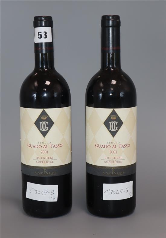 Two bottles of Antinon Tanuta 2001